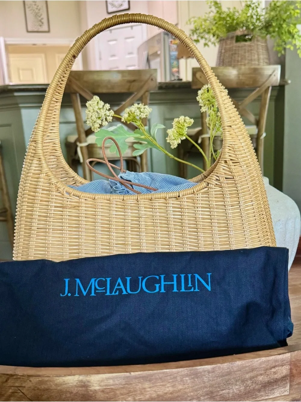 Brand New Santorini Wicker Top Handle - Picture 4 of 8